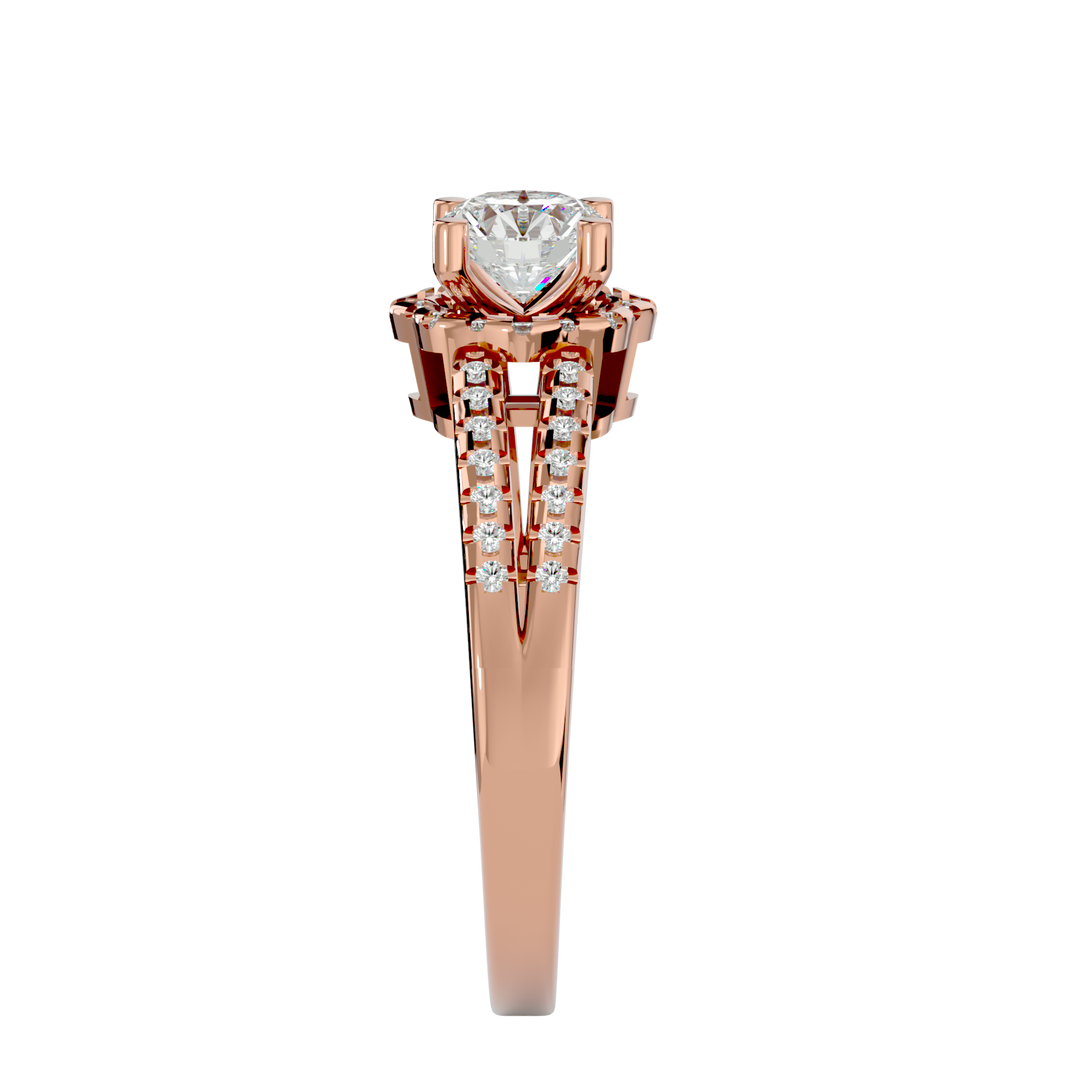 ASA Gerald Diamond Halo Ring