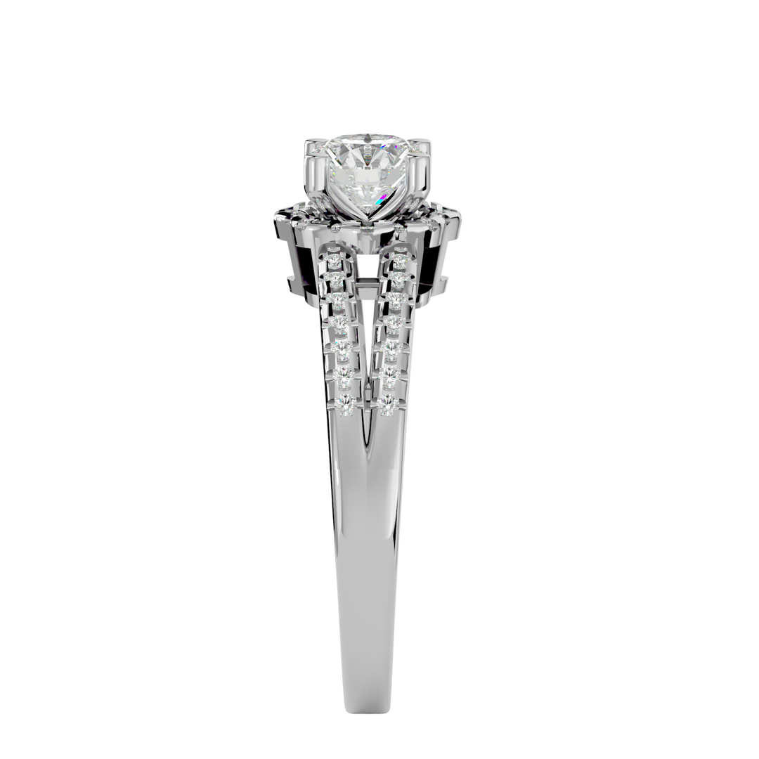 ASA Gerald Diamond Halo Ring