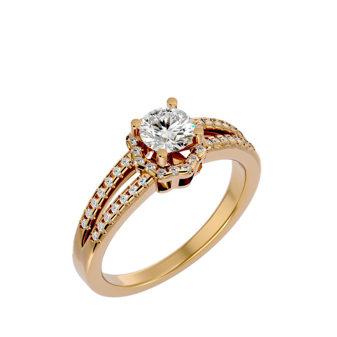 ASA Gerald Diamond Halo Ring