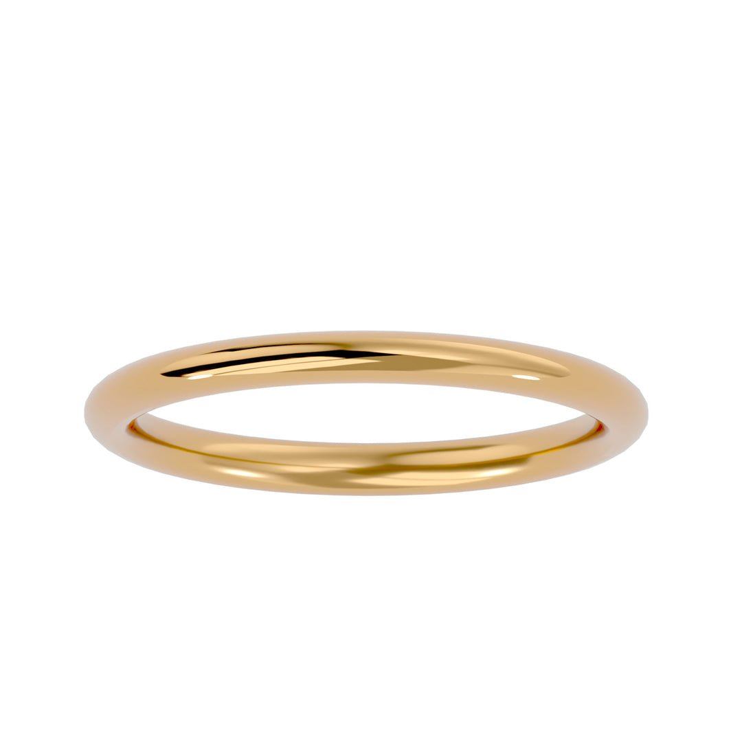 ASA Grayson Solid Gold  Mens Wedding Band