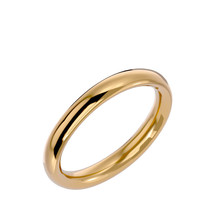 ASA Ari Solid Gold  Mens Wedding Band