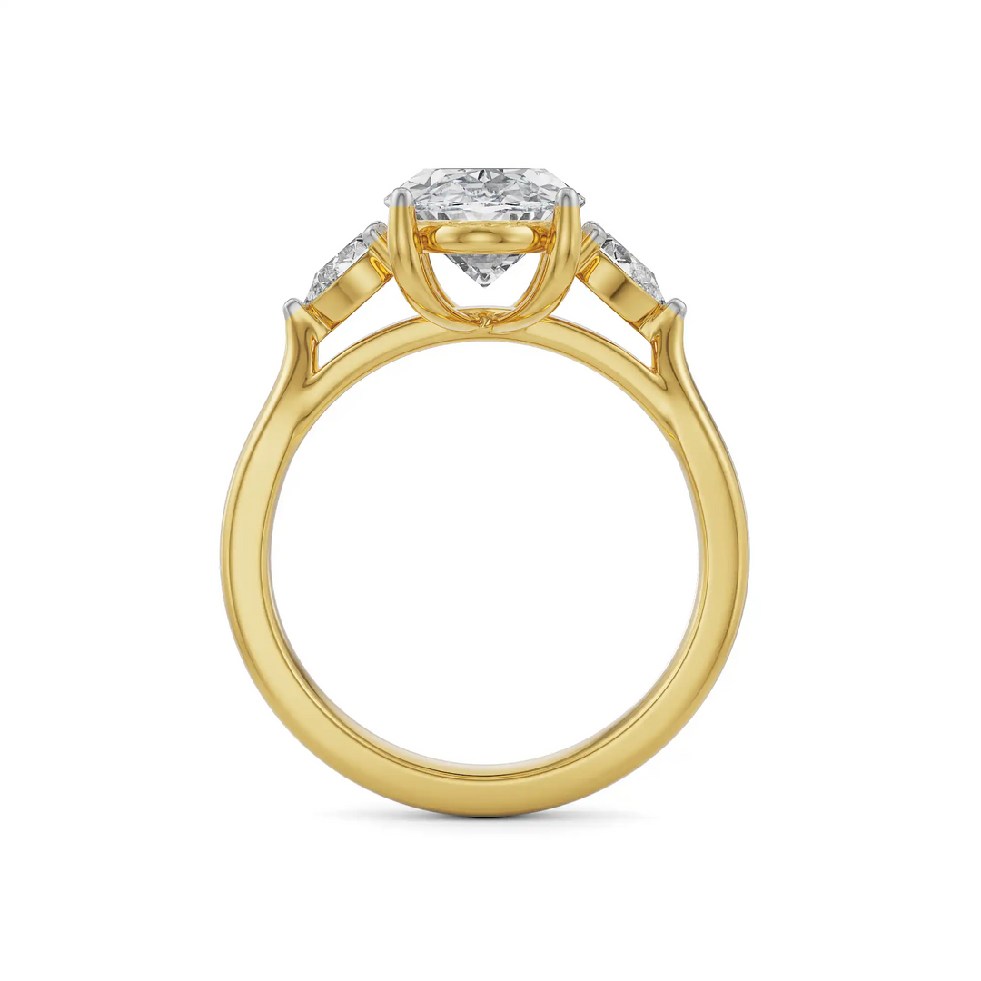 1 Carat Oval Cut Diamond Ring