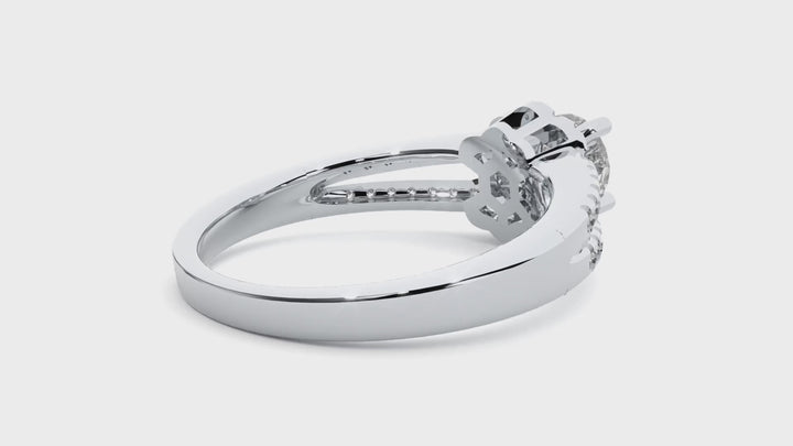 ASA Gerald Diamond Halo Ring