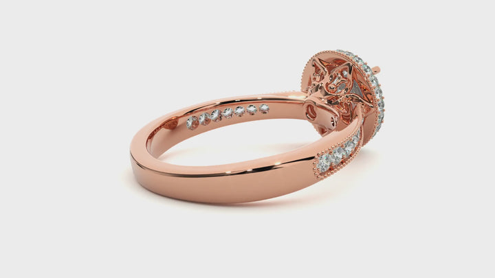 ASA Delilah Diamond Halo Ring