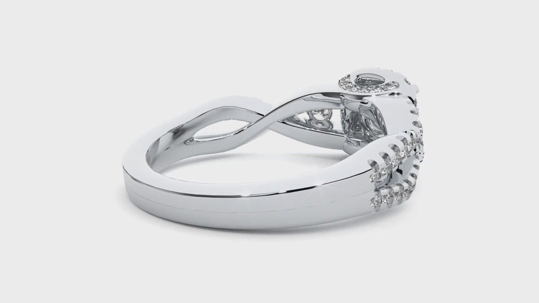 ASA Giovanna Diamond Halo Ring