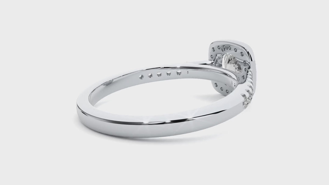 ASA Francesca Diamond Halo Ring