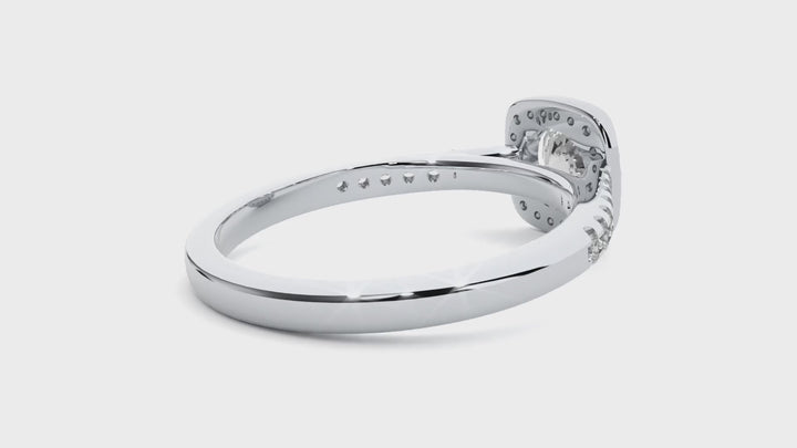 ASA Francesca Diamond Halo Ring