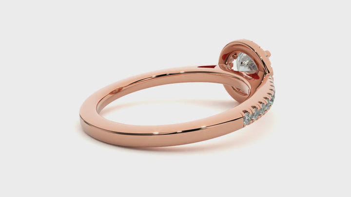 ASA Daniella Diamond Halo Ring
