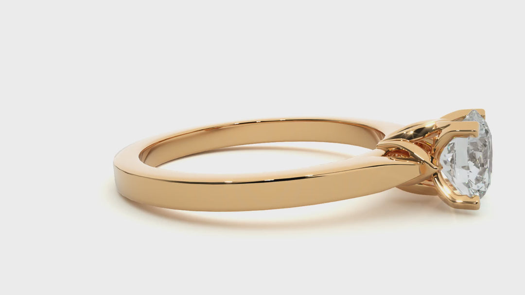 ASA Flora Single Solitaire Ring