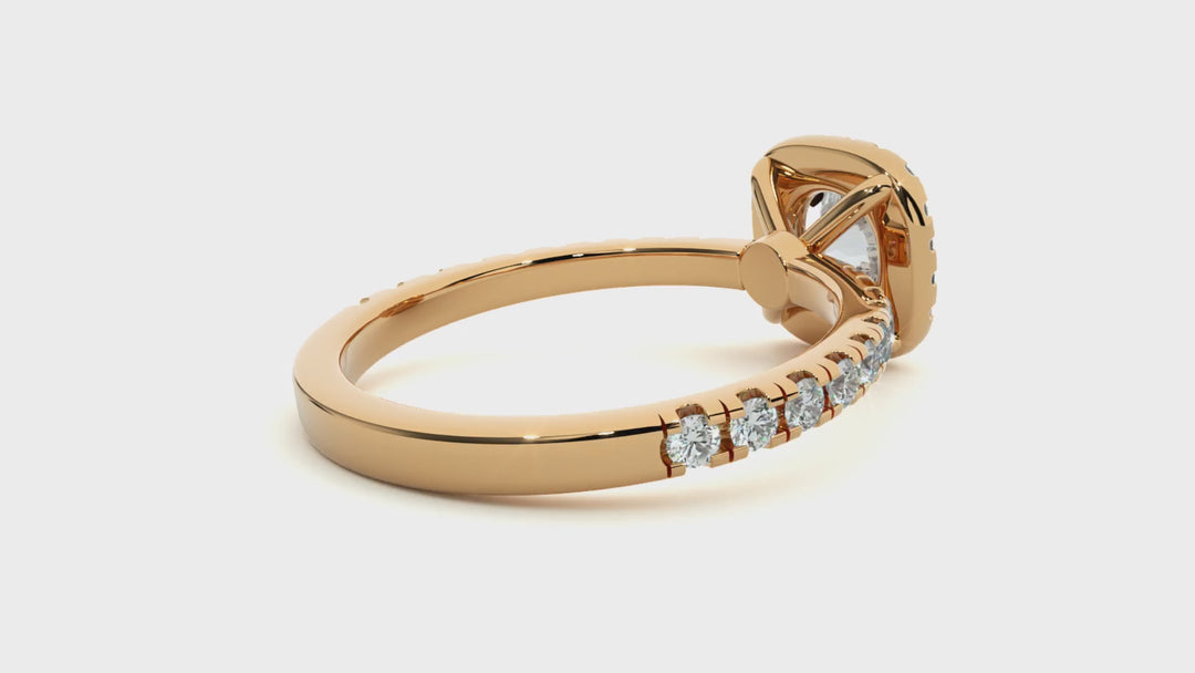 ASA Claire Diamond Halo Ring