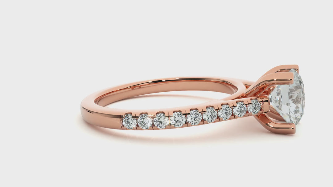 ASA  Crestora Diamond Solitaire Ring