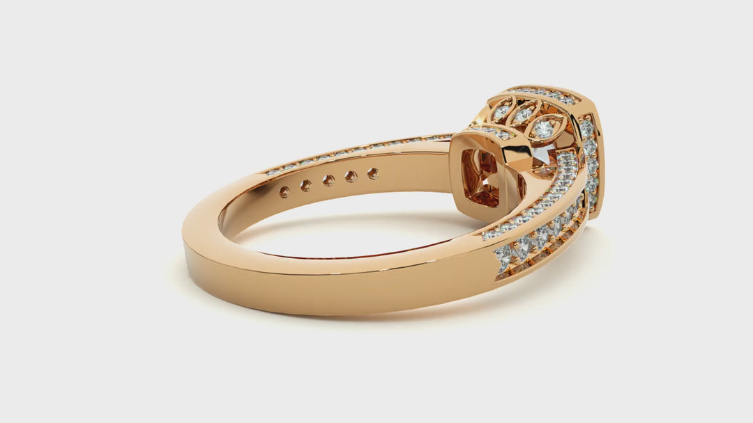 ASA Giada Diamond Halo Ring