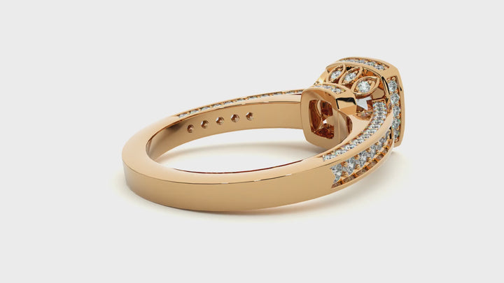 ASA Giada Diamond Halo Ring
