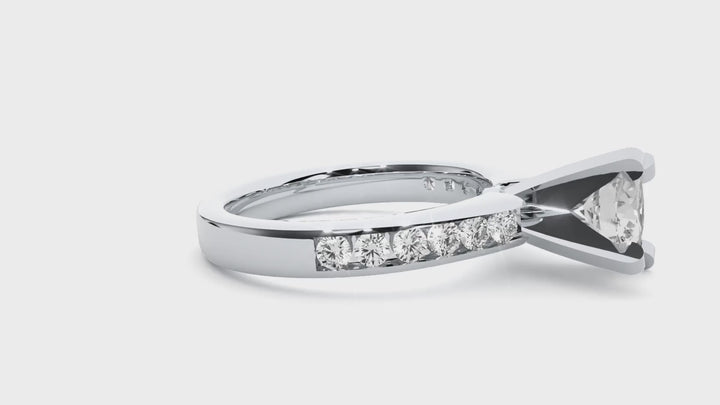 ASA  Zaniah Diamond Solitaire Ring