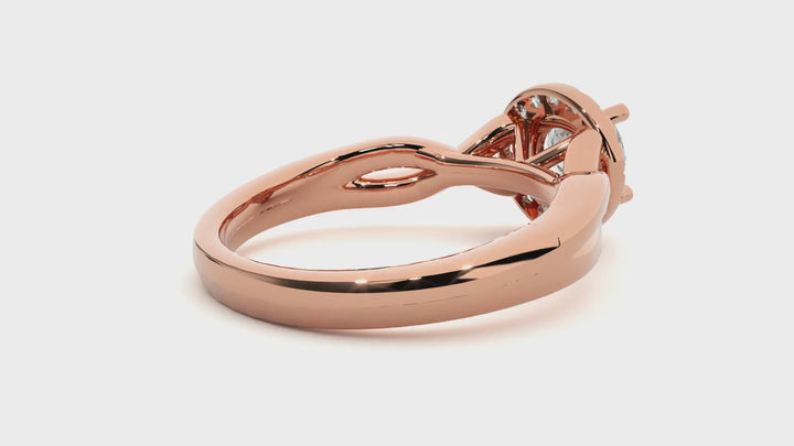 ASA Josephine Diamond Halo Ring