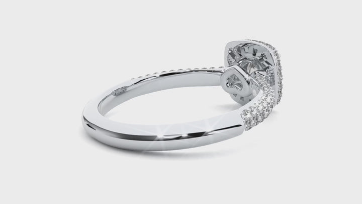 ASA Karine Diamond Halo Ring