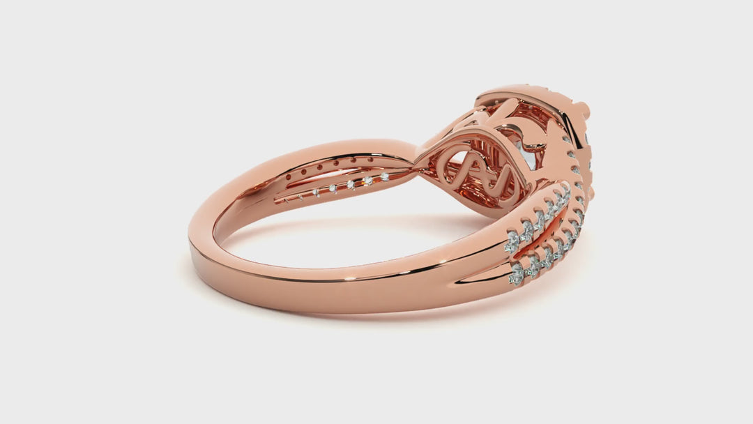 ASA Imogen Diamond Halo Ring