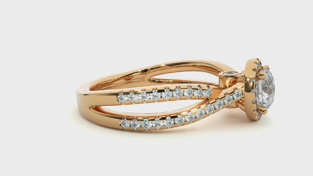 ASA Eliza Diamond Halo Ring