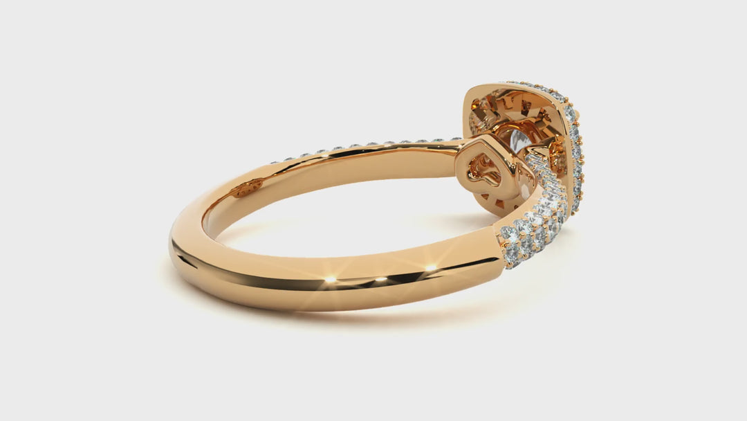ASA Karine Diamond Halo Ring