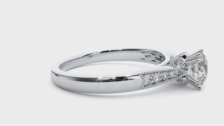 ASA Audrey Diamond Solitaire Ring