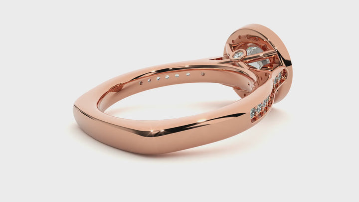 ASA Eleanor Diamond Halo Ring