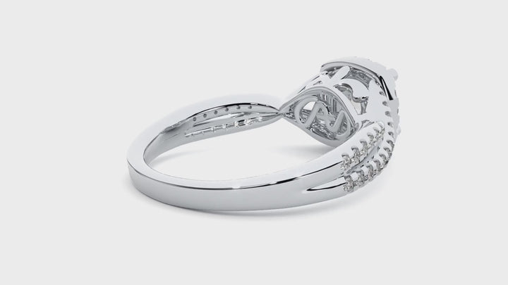ASA Imogen Diamond Halo Ring