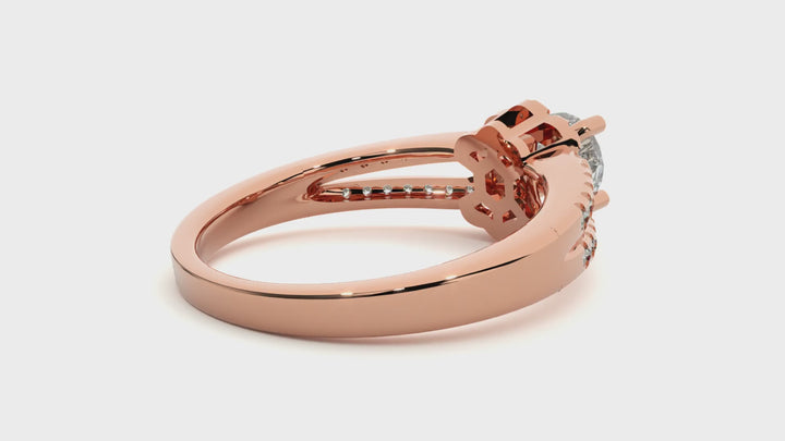 ASA Gerald Diamond Halo Ring