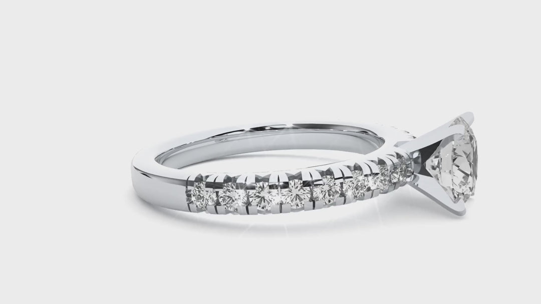 ASA  Zavian Diamond Solitaire Ring