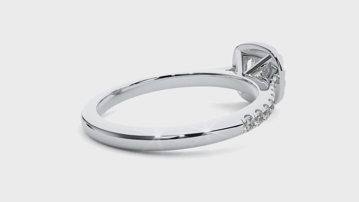 ASA Hermione Diamond Halo Ring