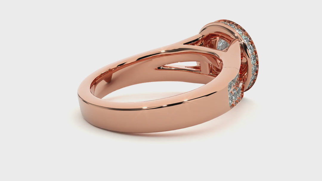 ASA Donatella Diamond Halo Ring