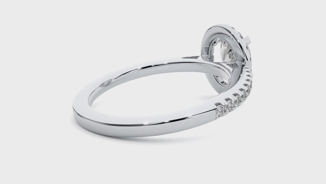 ASA Beatrice Diamond Halo Ring