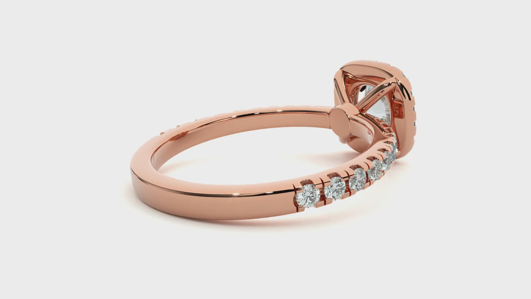 ASA Claire Diamond Halo Ring