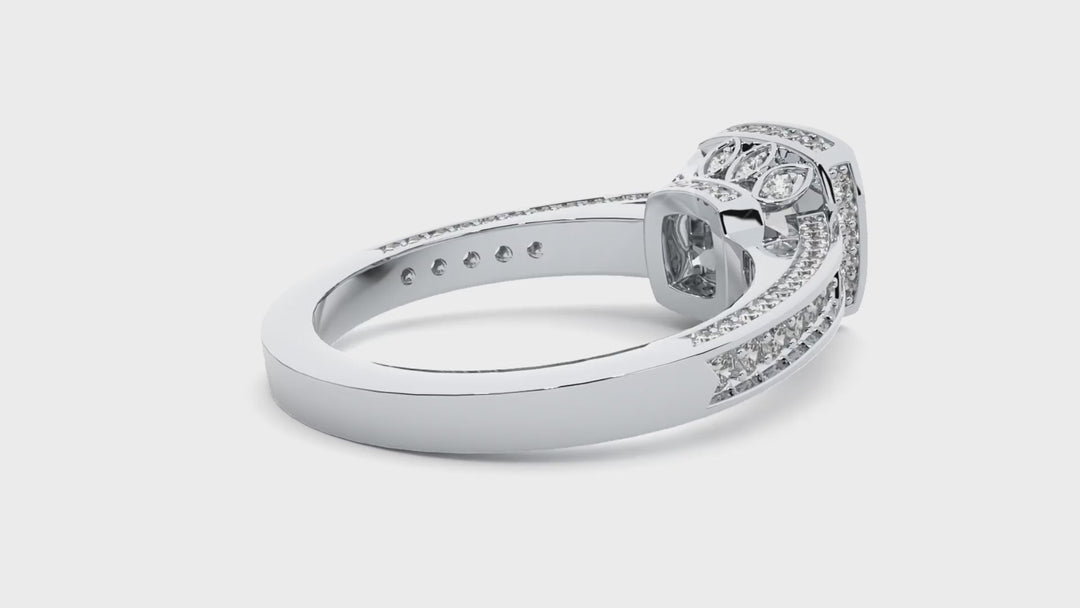 ASA Giada Diamond Halo Ring