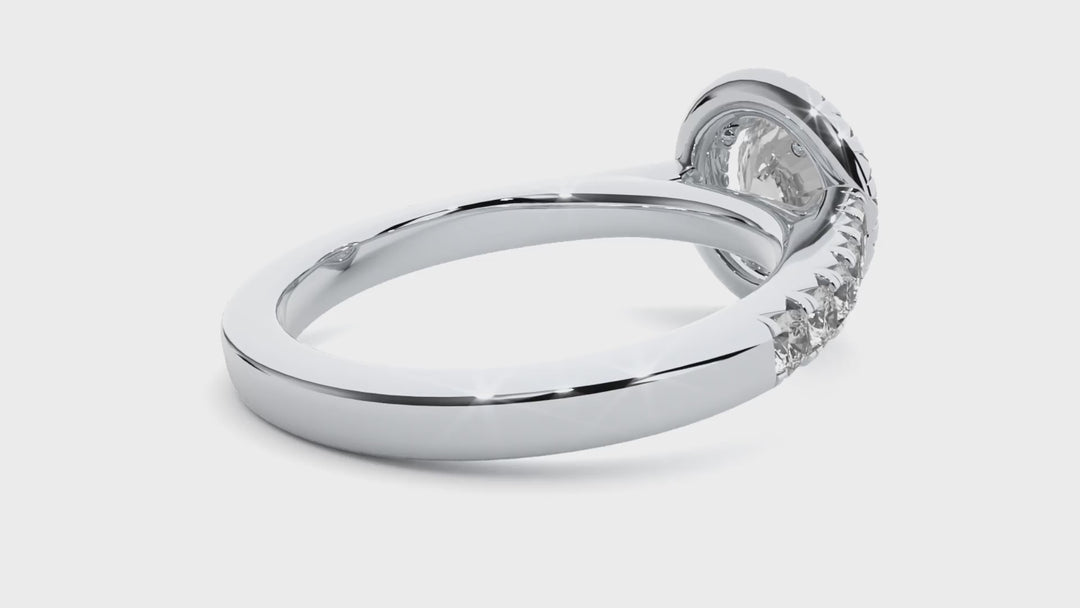 ASA Emilia Diamond Halo Ring