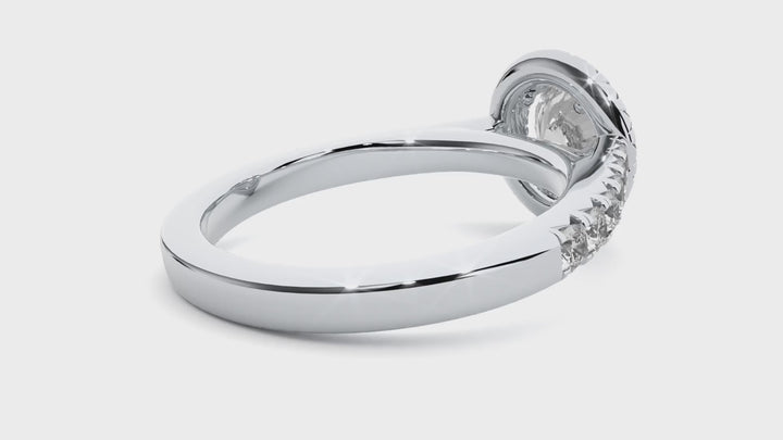 ASA Emilia Diamond Halo Ring