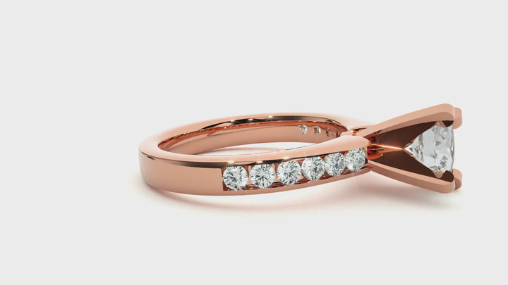 ASA  Zaniah Diamond Solitaire Ring