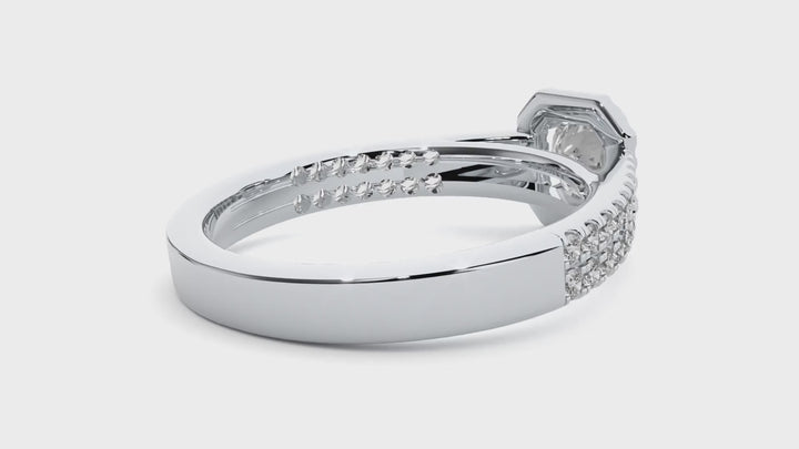 ASA Gwendolyn Diamond Halo Ring