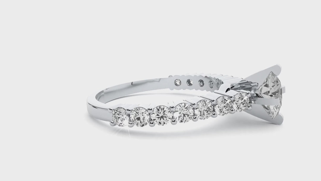 ASA Birdie Diamond Solitaire Ring