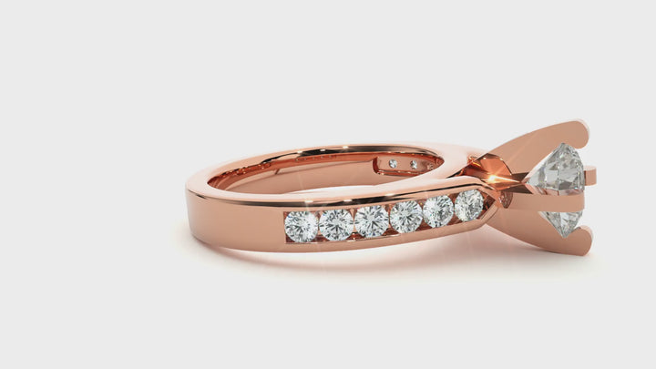 ASA Nathaniel Diamond Solitaire Ring