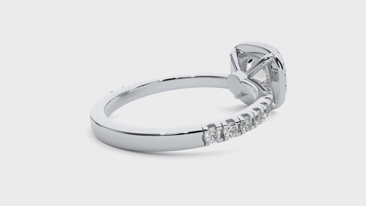 ASA Claire Diamond Halo Ring