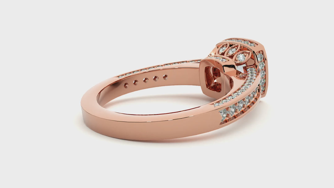 ASA Giada Diamond Halo Ring