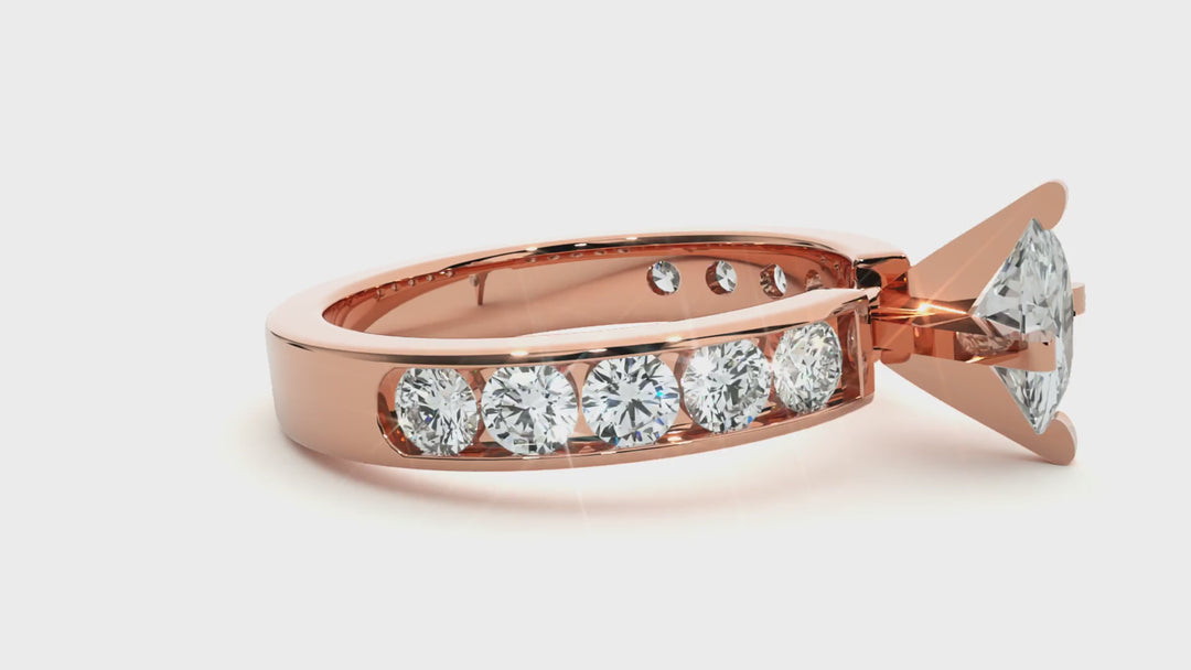 ASA  Iris Diamond Solitaire Ring
