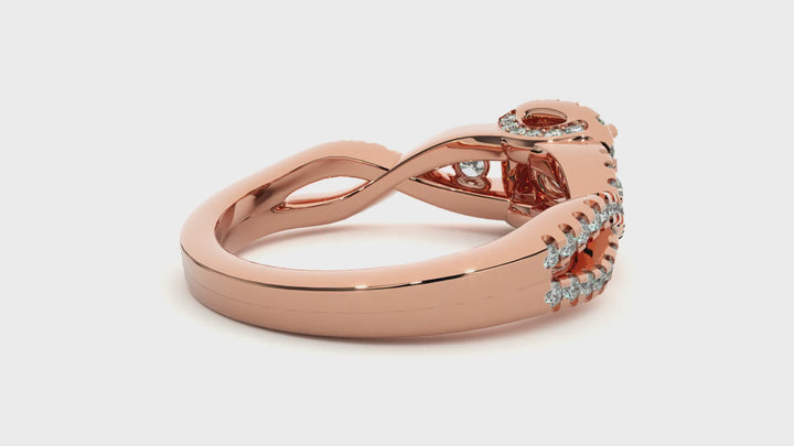 ASA Giovanna Diamond Halo Ring
