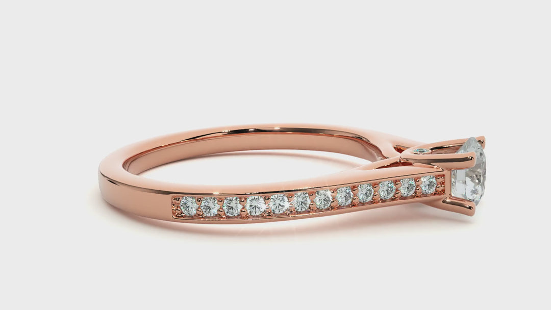 ASA Bee Diamond Solitaire Ring