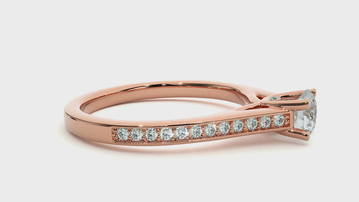 ASA Bee Diamond Solitaire Ring