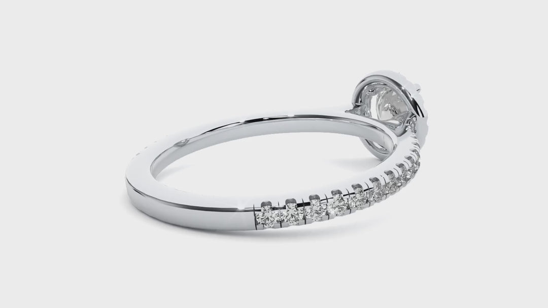 ASA Grace Diamond Halo Ring