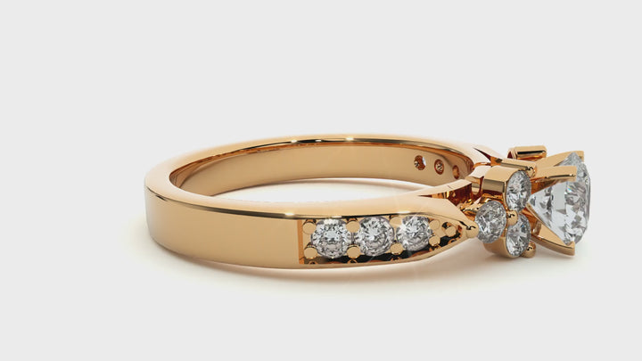 ASA Autumn Diamond Solitaire Ring