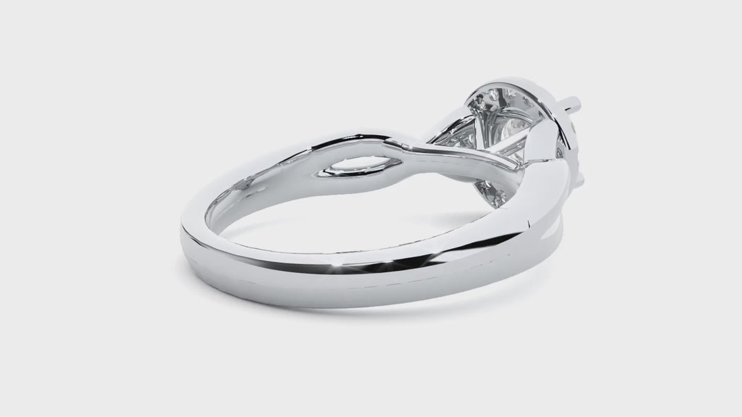 ASA Josephine Diamond Halo Ring