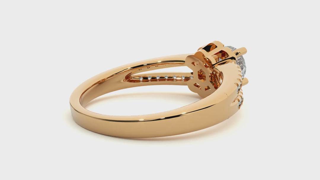 ASA Gerald Diamond Halo Ring