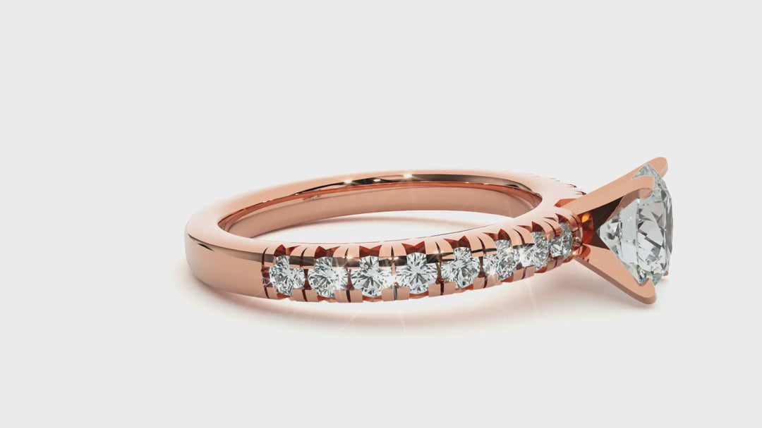ASA  Zavian Diamond Solitaire Ring